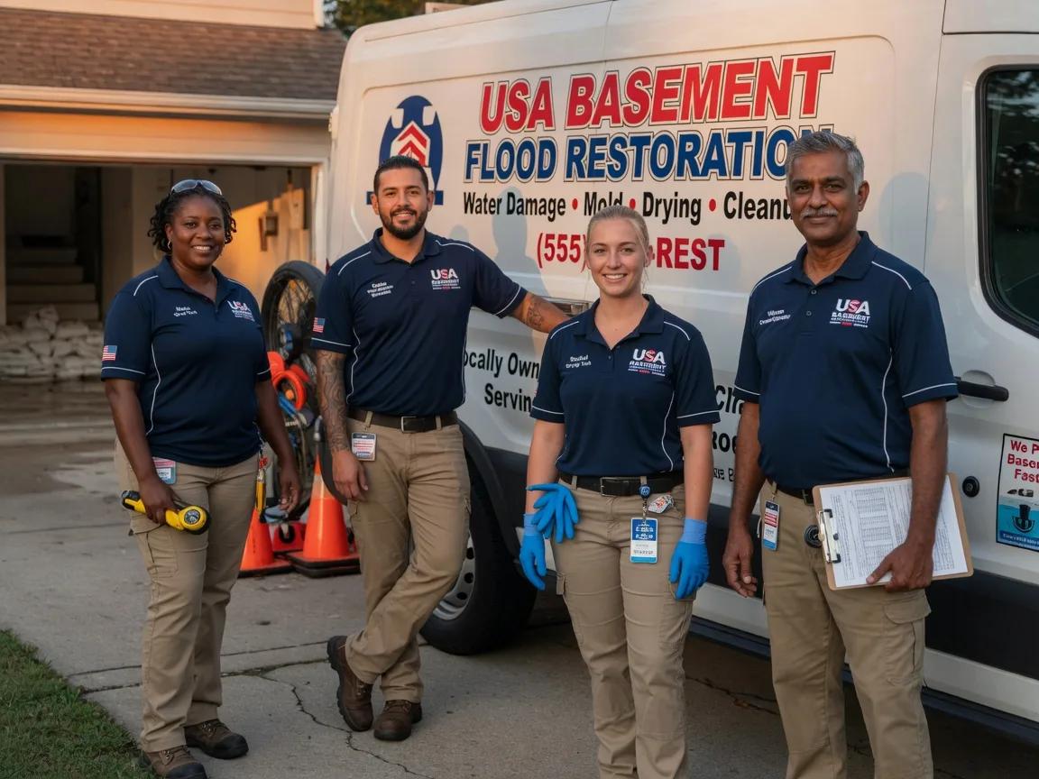Basement Flood Cleanup company in Glenford, OH